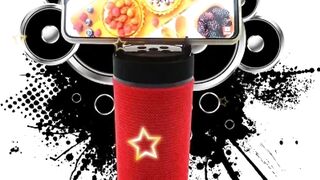 Wireless portable Premium bass  Bluetooth speaker with mobile holder