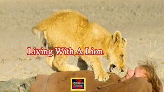 Living with a lion: Conservationist rescued and raised cub