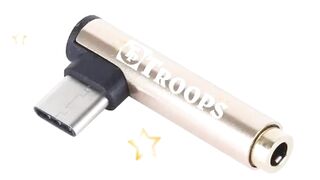 TP TROOPS L Shape Type-C to 3.5 mm Aux Audio & USB Jack Adapter Connector for One Plus
