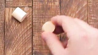 ECO mini house ???? from small wooden barrels #Shorts