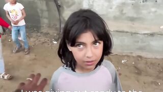 Gaza girl cries seeing journalist who resembles her father _ AJ #shorts