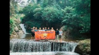 Camping at tilu leuwi opat waterfalls #waterfalls #nature #indonesia