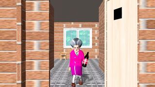 Scary Teacher 3D Nick Prank Test Coca Cola and Mentos MissT Shy with Scary Neighbor 2