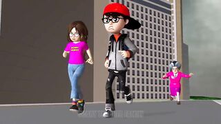 Scary Teacher 3D _ Monster Moon and Scary Miss T Transform Yellow Bumblebee Rescue Nick and Tani