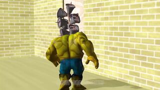 Siren Head Troll Cut Miss T's Hair Version Mods Hulk - Scary Teacher 3D with Green Ice Scream Man