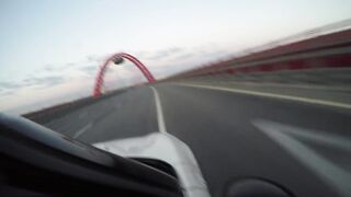 A picturesque bridge. Climb to the top