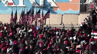 Joe Biden should be 'concerned' as nearly 100,000 attend Donald Trump's rally