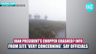 Raisi Chopper Crash_ First Video Of Rescuers Going To Site; Info 'Very Concerning'_ Iran Officials.