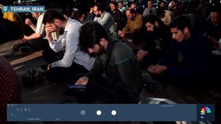 Group prayers take place in Tehran for Iran’s president following chopper crash