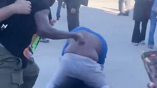 Mass brawl