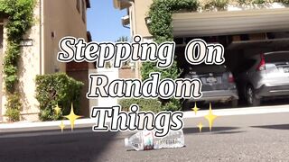 Asmr stepping on things