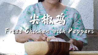 Fried Chicken with Peppers