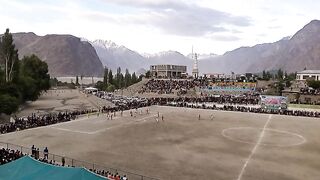 Football Match in Shaheen Ground Skardu