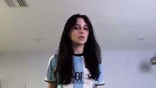 Israeli Girl Dancing in her bedroom