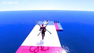 GTA 5 Epic Ragdolls RED SPIDERMAN VS RED MINION VS GREEN MINION (Euphoria Physics _ Funny Fails)
