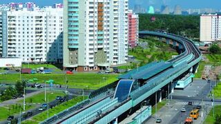 Butovskaya light metro line in Moscow