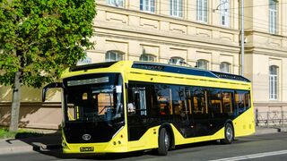 The first electric bus General arrived in Saint-Petersburg