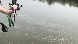 He got fish with Arch and shaft !!!