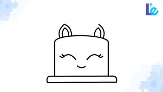 HOW TO DRAW CAKE UNICORN easy