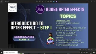 2- AE Introduction Step 1 | Live Class TLCC