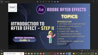 3- AE Introduction Step2 | Live Class TLCC