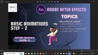 5- AE Basic Animation Step 2 | Live Class TLCC
