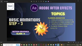 6- AE Basic Animation Step 3 | Live Class TLCC