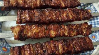 This is not going to be shown on TV! Barbecue Napoleon