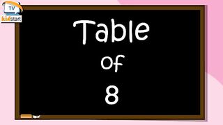 Table of 8 2
