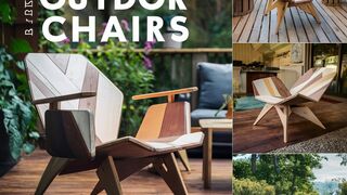 Transform your Outdoor Space with this Easy DIY Modern Chair tutorial
