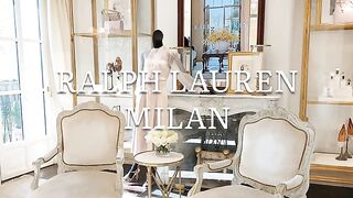Shopping Ralph Lauren 2024 Luxury Shopping in Milan. Collection Spring Summer.