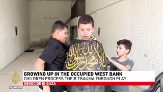 Children in the occupied West Bank process their trauma through play
