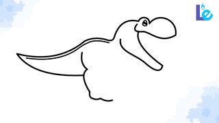 HOW TO DRAW A TIREX JURASIC PARK