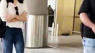 Rashmika Mandanna spotted at the Airport #rashmikamandanna #short #shorts #trending #viral #bollywood #viralshorts