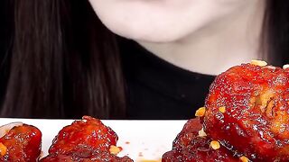 Mukbang part 3, sour, sweet and spicy are all mixed here