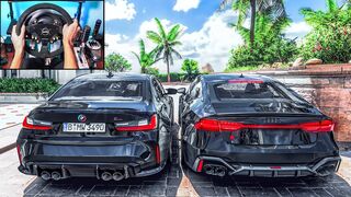 BMW M3 G80 & Audi RS7 Sportback - Forza Horizon 5 (Steering Wheel + Shifter) Gameplay