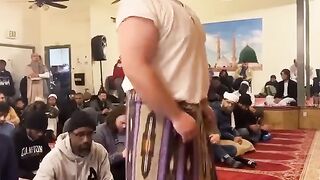 An American converted to  and wanted to perform in his own way