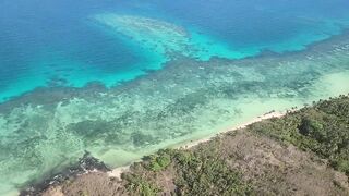 Fiji. Helicopter flight