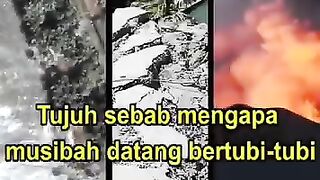 Maksiat mengundang bencana alam