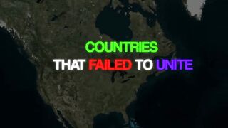Countries that failed to unite