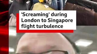 Singapore Airlines Flight Turbulence Video