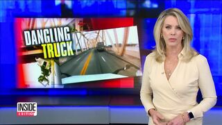 Tractor Trailer Dangled Over Bridge
