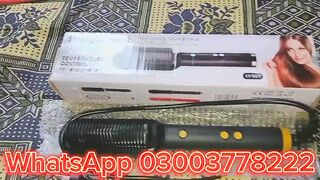 Straight Comb Temperature Control Hair Straightener in Pakistan 03003778222 pakteleshop