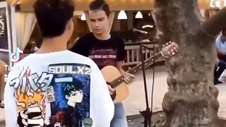 Guitar player prank