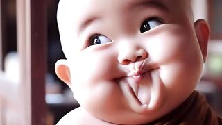 Cute little monk