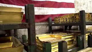 Inside Gold Factory Making of 99_ Pure Gold Bars – Manufacturing process & Production