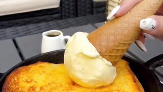 French Toast with Ice Cream, Double the Fun!