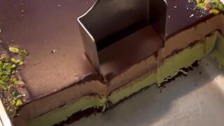 Chocolate Pistachio Duo Ice Cream, can't imagine how much fun it would be to take a bite!