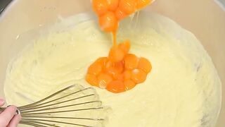 Making the Runny Cheese Castella Cake