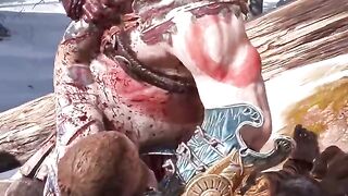 Yes, pregnant Kratos is hilarious